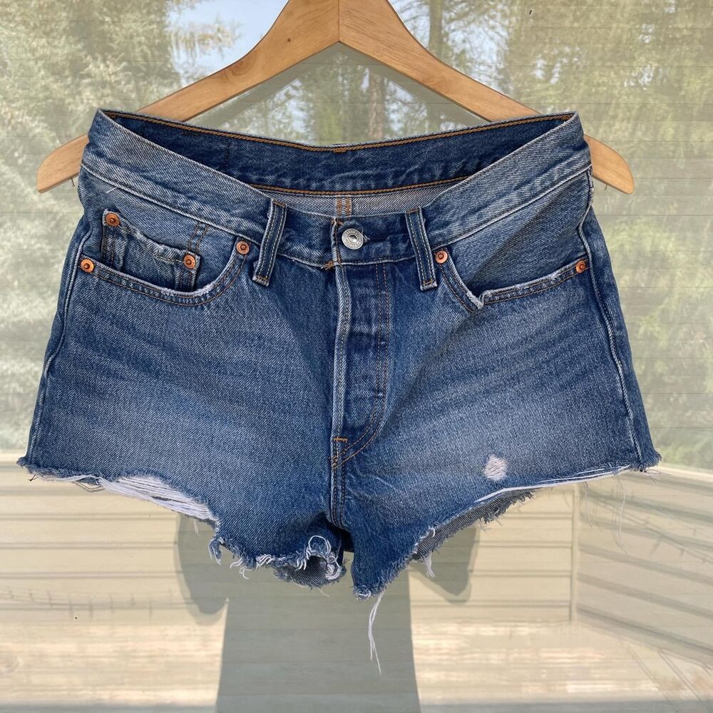 Levi-s 501 Women's Blue Shorts